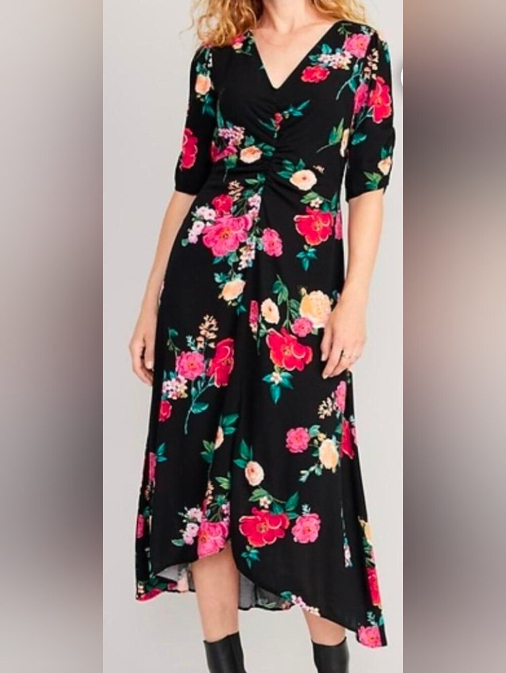 Floral petite v-neck Old Navy dress